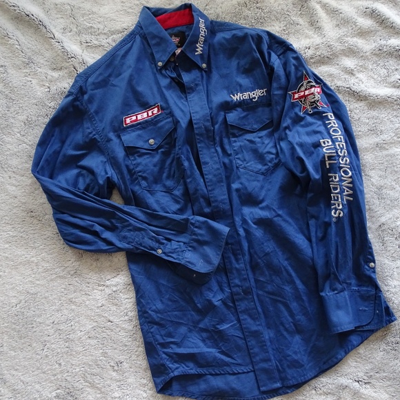 wrangler bull riding shirts